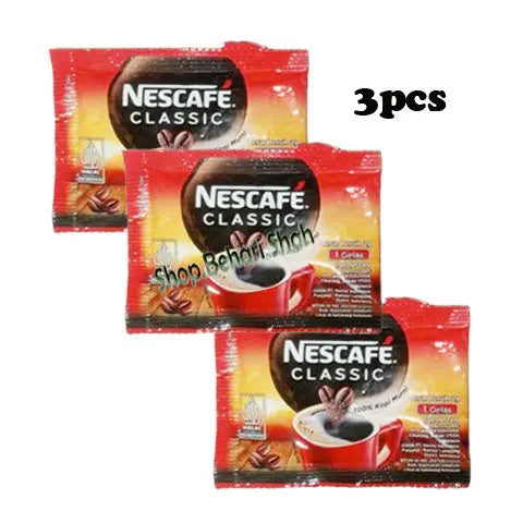 Nescafe Classic (100% Kopi Murni) ( 3 peck) Be hari shah