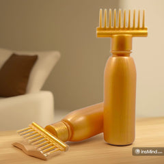 Hair Oil Bottle With Comb | Best For Dandruff & Hair Fall | Anti Lice Comb | Imported Multipurpose Applicator | 1 PC Hair Oil Bottle With Comb | Best For Dandruff & Hair Fall | Anti Lice Comb | Imported Multipurpose Applicator | 1 PC Be hari shah 