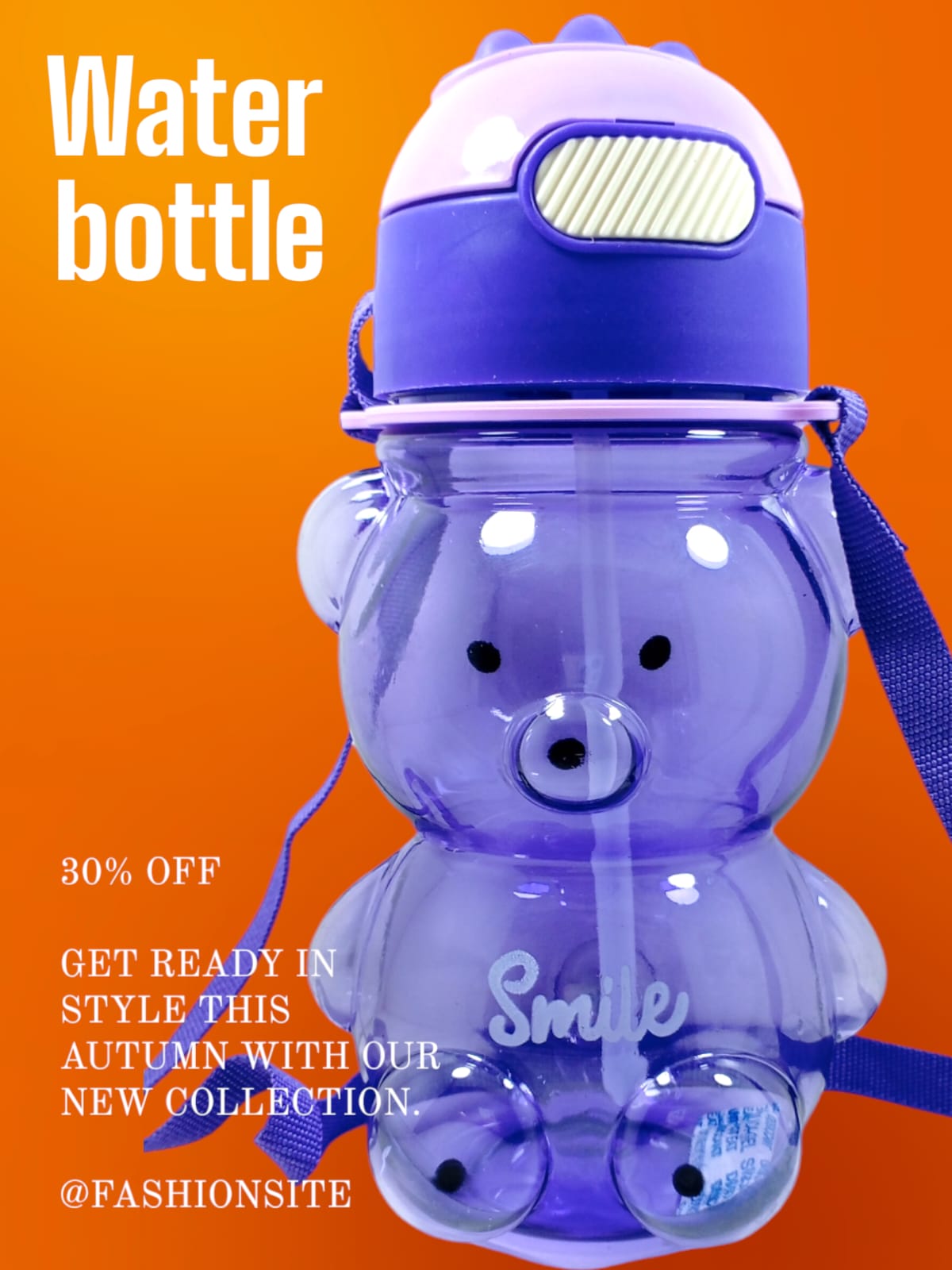 Taddy Bear Bottles/Kid's Bottles/Water bottles/School Botel/Kids Water bottles for school & Home 1 pc Be hari shah 