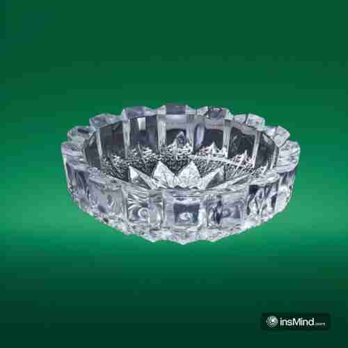 Ashtray Stylish and Elegant High-quality Round Glass Thick Perfect for Decorating Homes, Living Rooms, Offices, And Hotels. It Is a Unique Creative Decorative Accessory and Personalized Desktop Decoration Gift, The Best Choice For Gift Giving Ashtray Be hari shah 