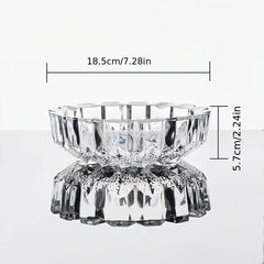 Ashtray Stylish and Elegant High-quality Round Glass Thick Perfect for Decorating Homes, Living Rooms, Offices, And Hotels. It Is a Unique Creative Decorative Accessory and Personalized Desktop Decoration Gift, The Best Choice For Gift Giving