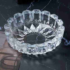 Ashtray Stylish and Elegant High-quality Round Glass Thick Perfect for Decorating Homes, Living Rooms, Offices, And Hotels. It Is a Unique Creative Decorative Accessory and Personalized Desktop Decoration Gift, The Best Choice For Gift Giving Ashtray Be hari shah 