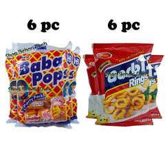 Oorbis Masala/Baba Pops/Corn puffs (Peck of 12)