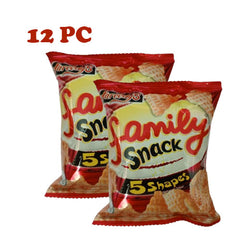 Spicy crisps Family Snacker Big pecks (12pcs)