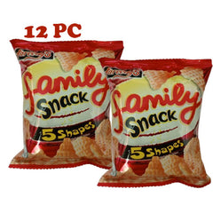 Spicy crisps Family Snacker Big pecks (12pcs)