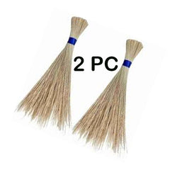 Coconut Fiber/Broomstick for Wet Floor/Garden/Outdoor Cleaning Brooms/Coconut Broomstick/Coconut Broom Stick for Home Cleaning (Standard Size) - Pack of 2